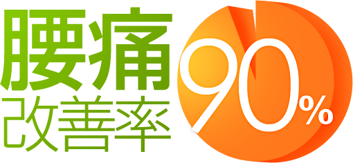 腰痛改善率90%